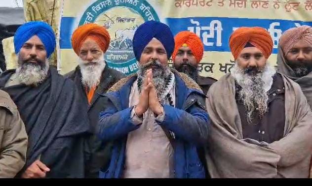 Special meeting held by Swarn Singh Pandher at Shambhu Border